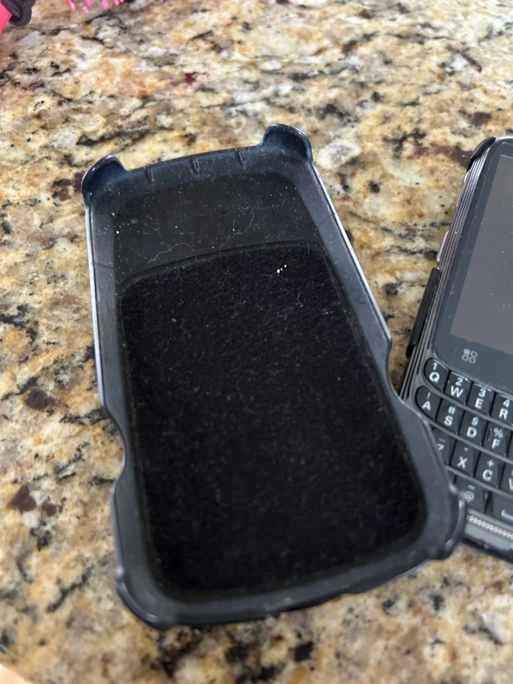 Motorola Black Phone Case with Built-In QWERTY Keyboard